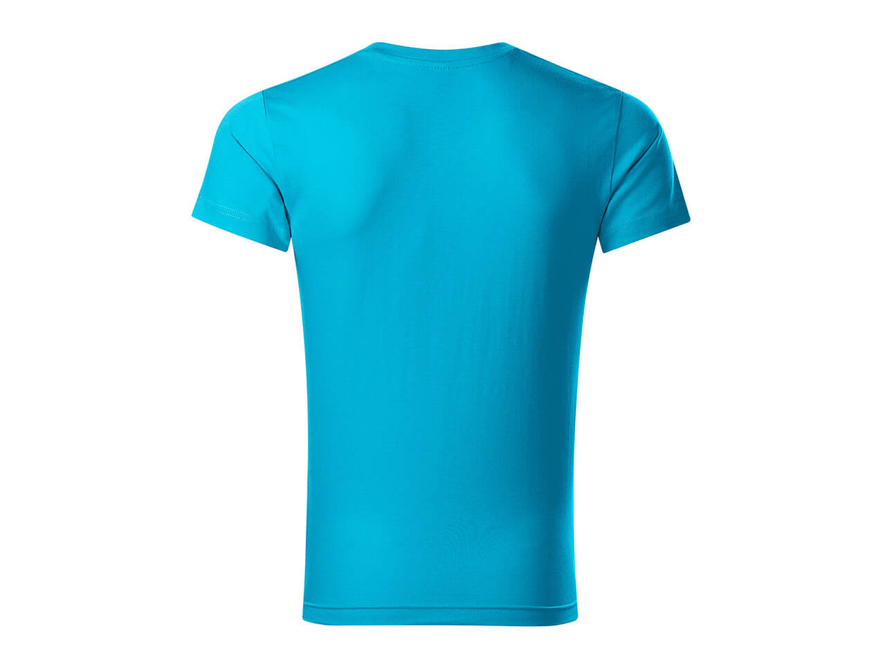 T-Shirt-Herren-Slim-Fit-V-Neck-146-tuerkis-44