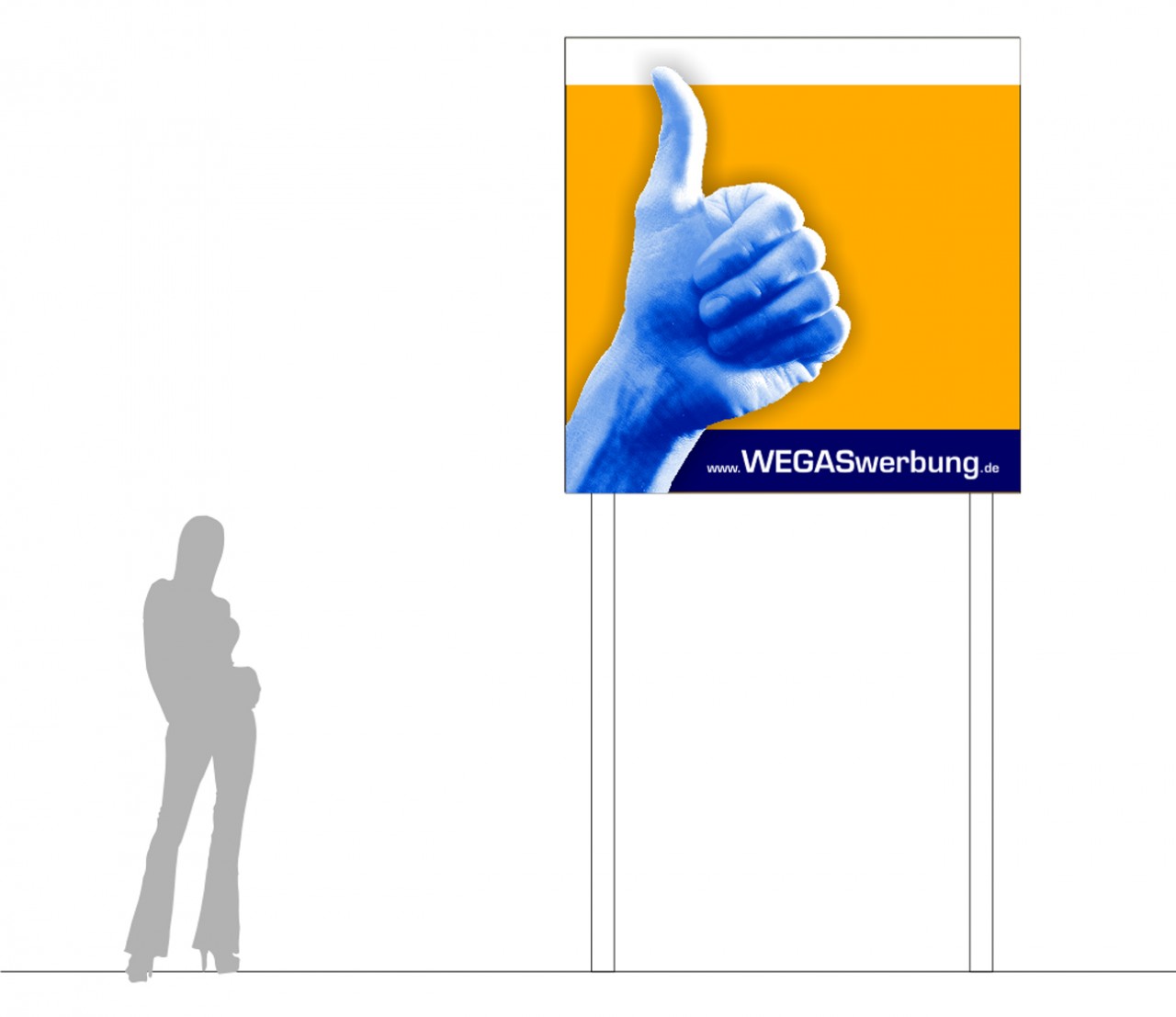 Bauschild Tafel 2 x 2 m ZUBEHÖR Bauschild Tafel 2 x 2 m ZUBEHÖR