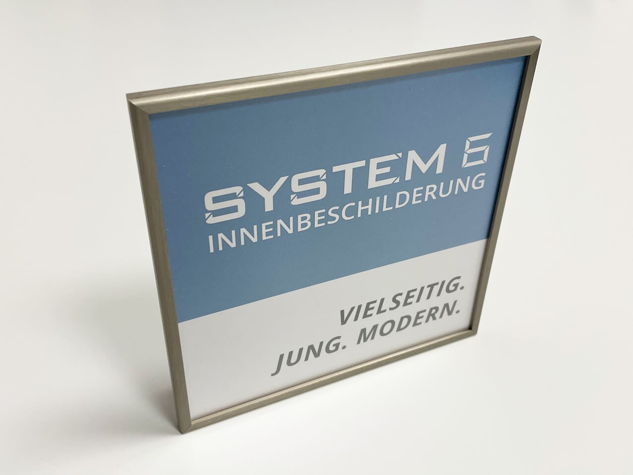 Türschilder Einschub Wechselrahmen 5 mm Edelstahloptik Türschilder Einschub Wechselrahmen 5 mm Edelstahloptik