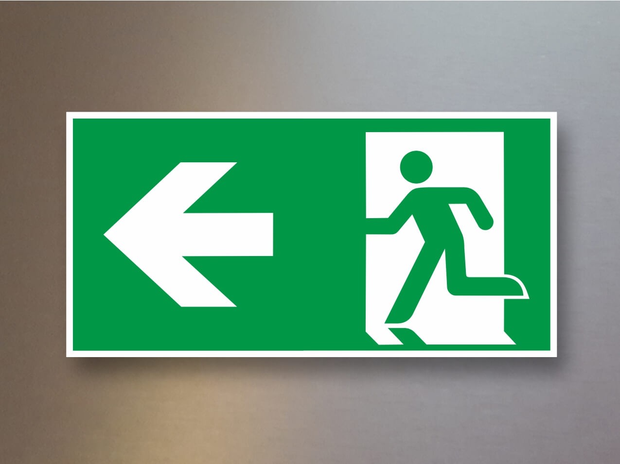 Rettungszeichen Rettungsweg Pfeil links E001 PVC Rettungszeichen Rettungsweg Pfeil links E001 PVC
