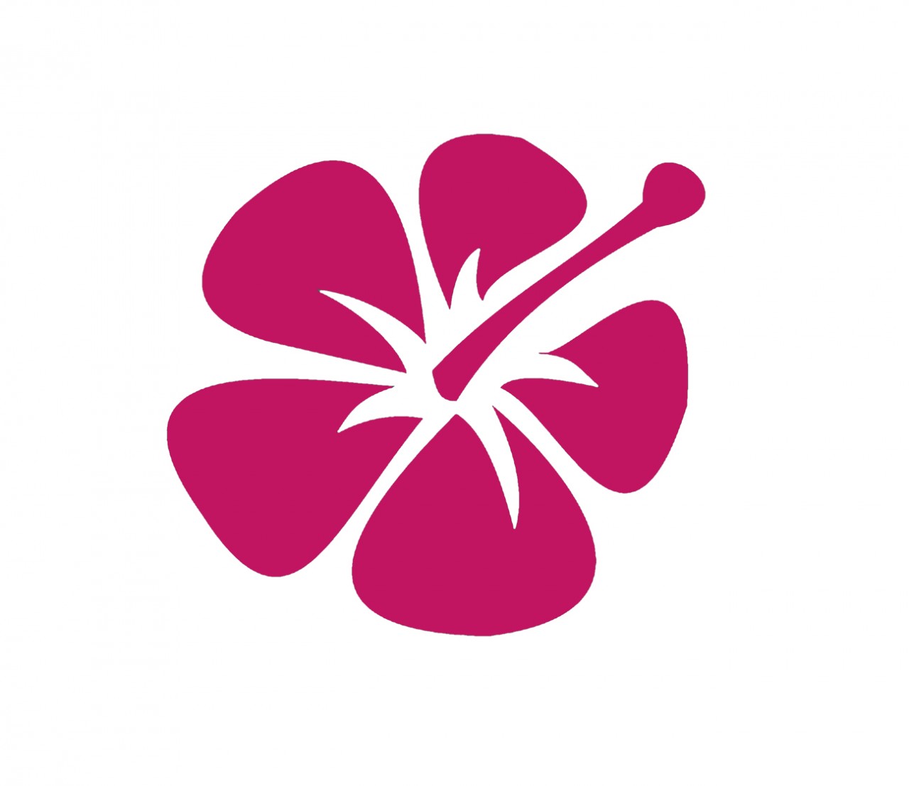 PFLANZEN Blüte, Hibiskusblüte Wandtattoo PFLANZEN Blüte, Hibiskusblüte Wandtattoo