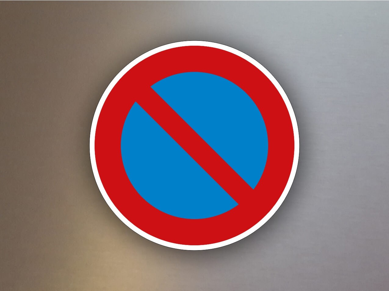 Verkehrsschild eingeschränktes Halteverbot Anfang Aufstellung rechts 286-10 Verkehrsschild eingeschränktes Halteverbot Anfang Aufstellung rechts 286-10