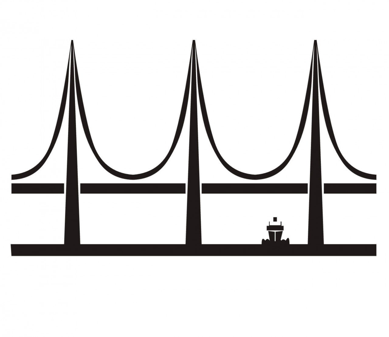 STADT Brücke als Wandtattoo STADT Brücke als Wandtattoo