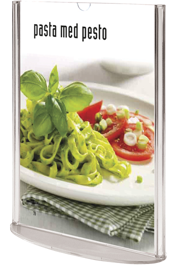 Menütischaufsteller mit ovalem Fuß 1227 Menütischaufsteller mit ovalem Fuß 1227