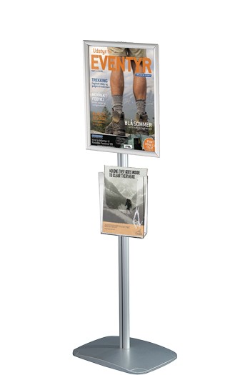 Posterständer mit Prospekthalter Multi Stand 942 Posterständer mit Prospekthalter Multi Stand 942