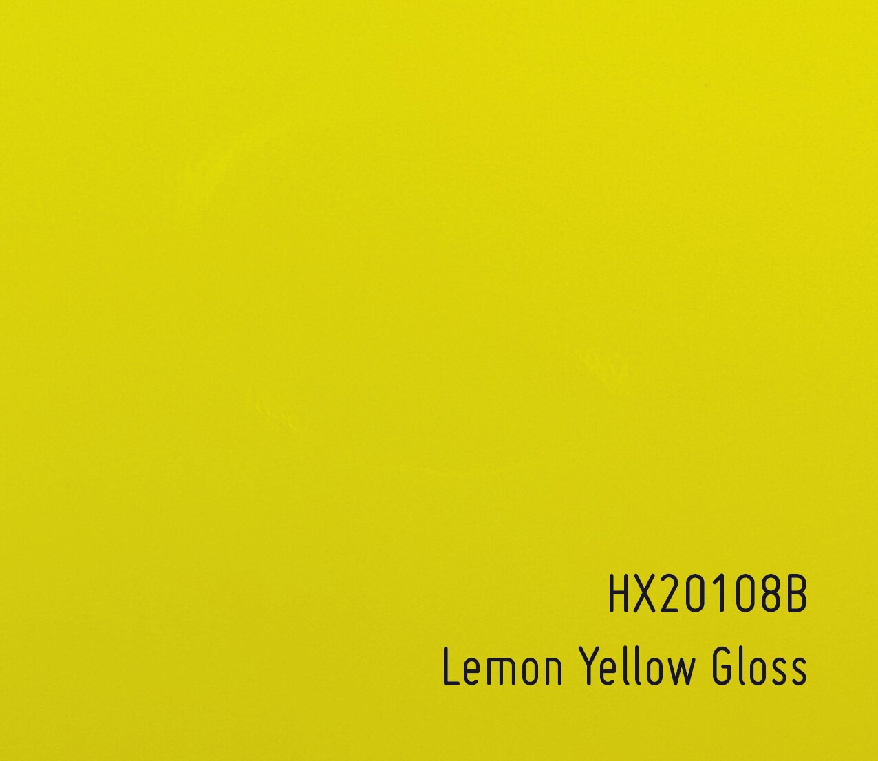 Autofolie Hexis-HX20108B - Lemon Yellow Gloss Autofolie Hexis-HX20108B - Lemon Yellow Gloss