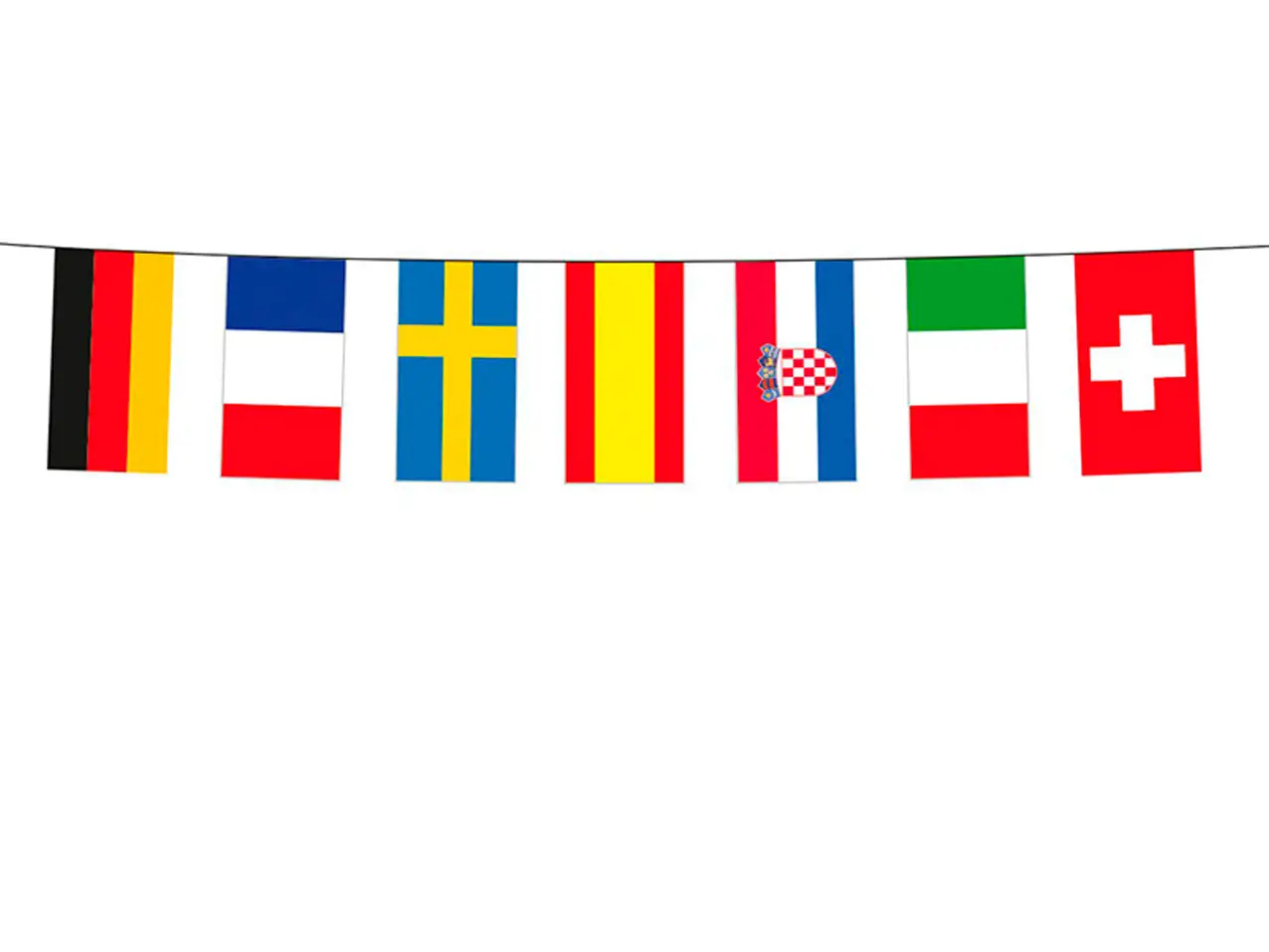 Fahnenkette WM 2026 Teilnehmer