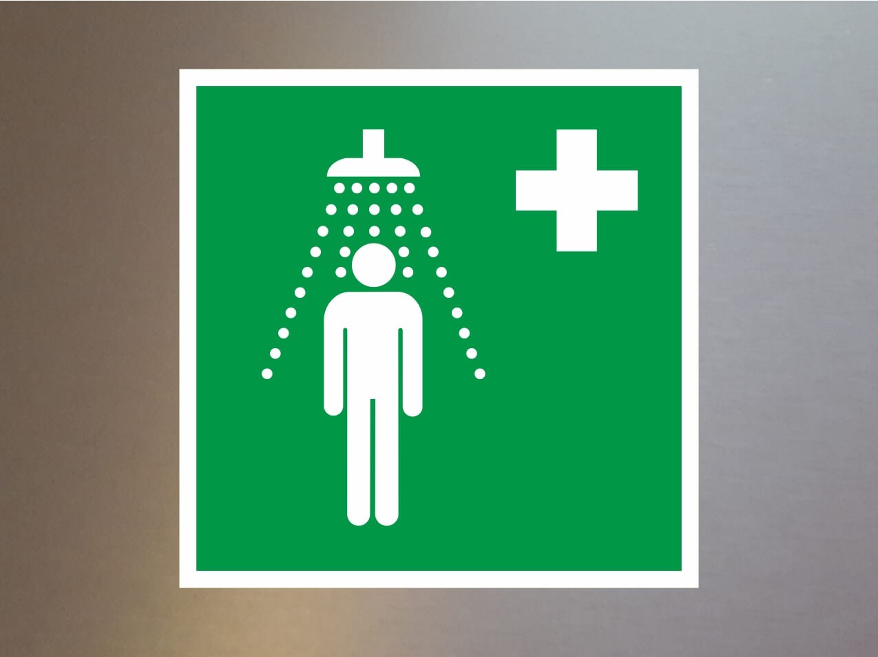 Rettungszeichen Notdusche E012 PVC Rettungszeichen Notdusche E012 PVC