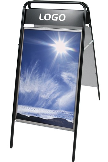 Kundenstopper Expo Standard mit Logo 106 Kundenstopper Expo Standard mit Logo 106