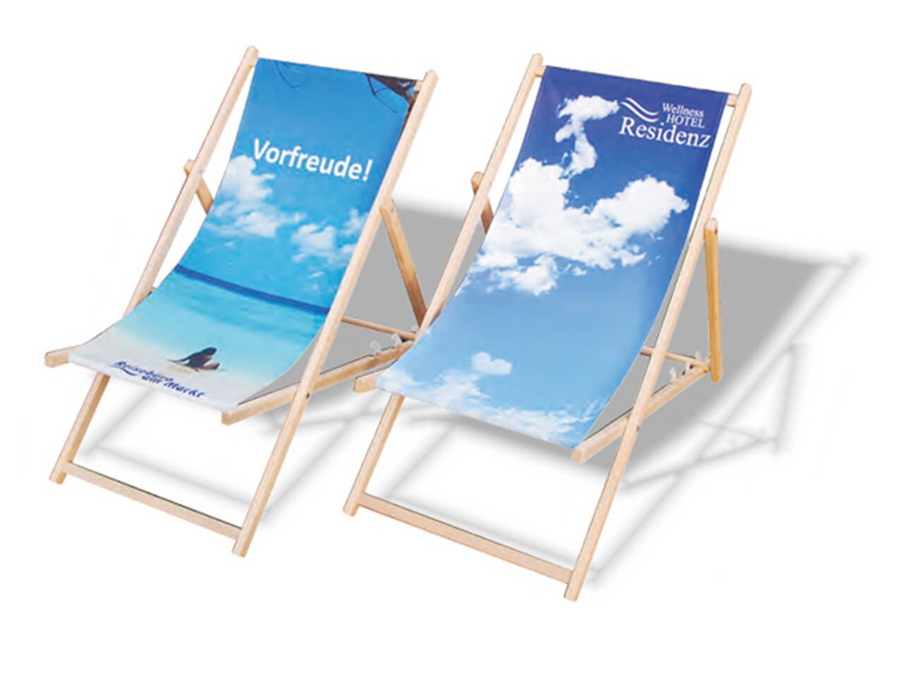 Liegestuhl mit Werbedruck Liegestuhl mit Werbedruck