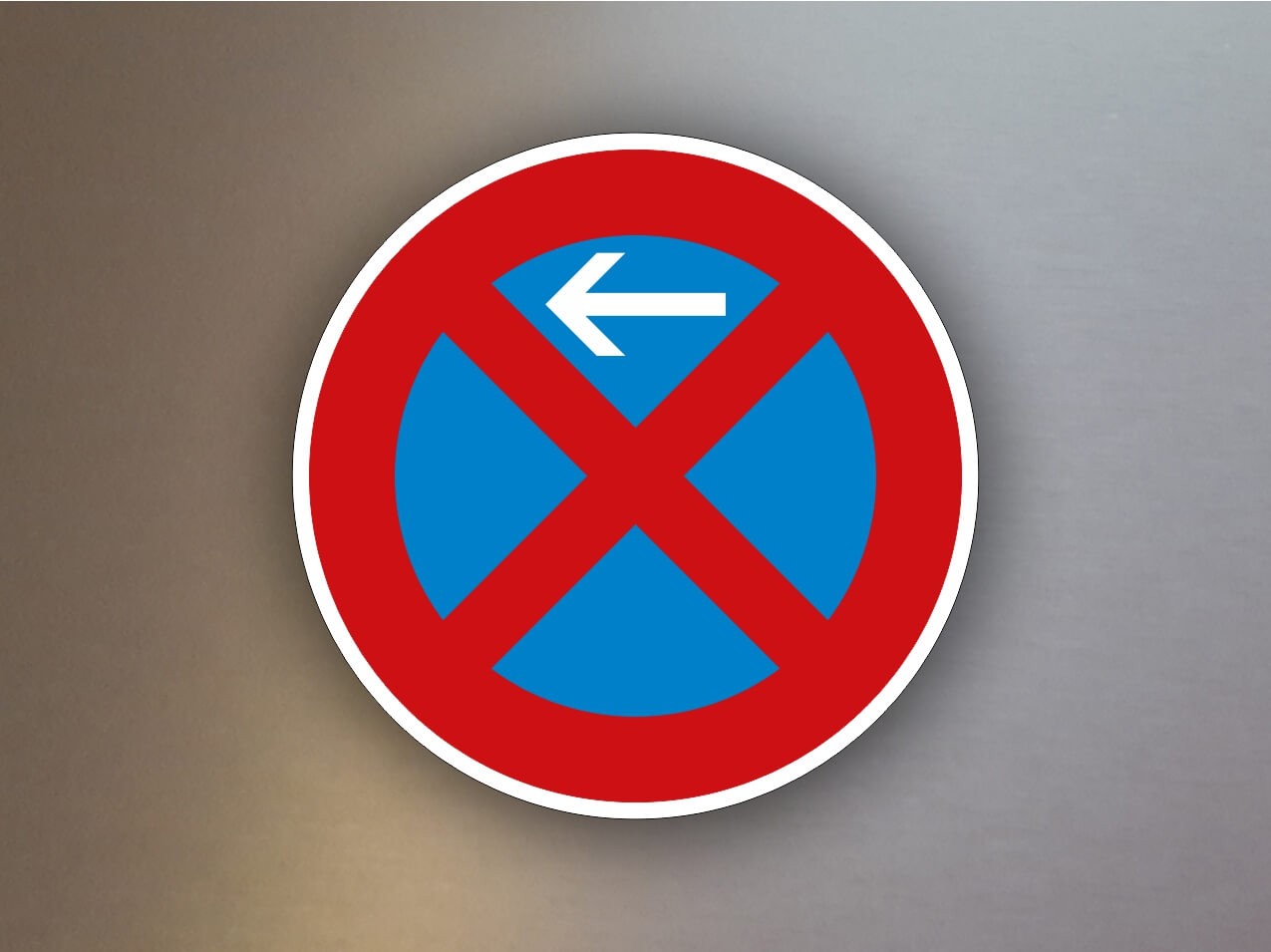 Verkehrsschild absolutes Halteverbot Anfang Aufstellung rechts 283-10 Verkehrsschild absolutes Halteverbot Anfang Aufstellung rechts 283-10