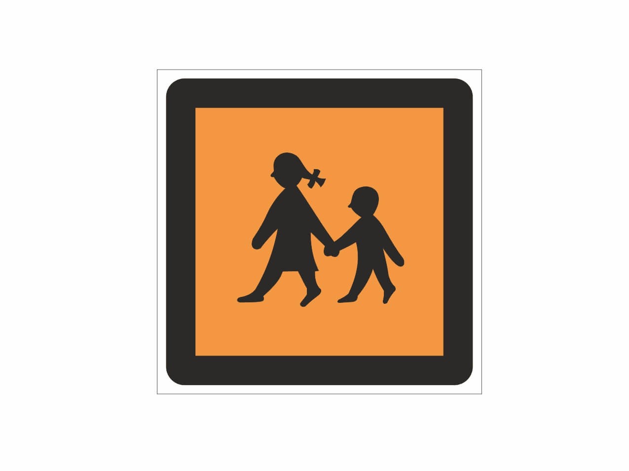 Hinweiszeichen Aufkleber Kindertransport Hinweiszeichen Aufkleber Kindertransport