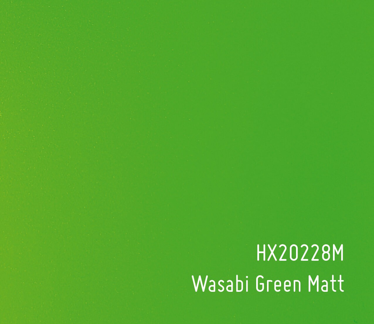 Autofolie Hexis HX20228M - Wasabi Green Matt Autofolie Hexis HX20228M - Wasabi Green Matt