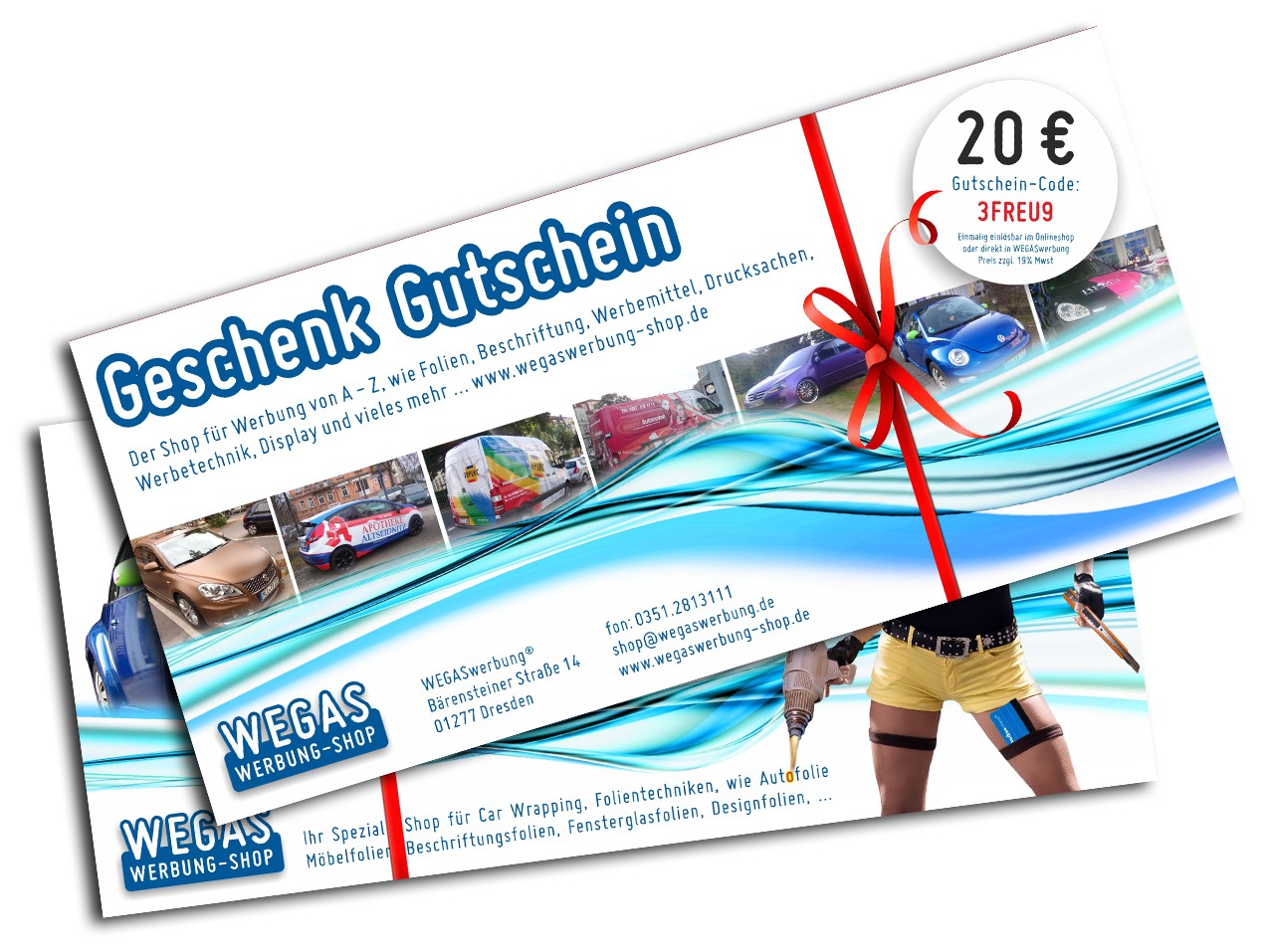 Geschenkgutschein 5 - 1000 € Geschenkgutschein 5 - 1000 €