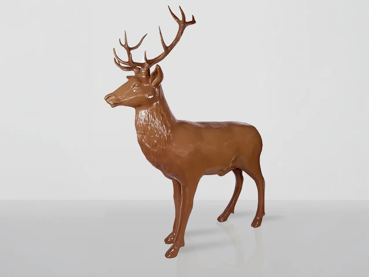 3D-grosse-Tierfigur-Werbefigur-Hirsch-185x220x90cm-braun