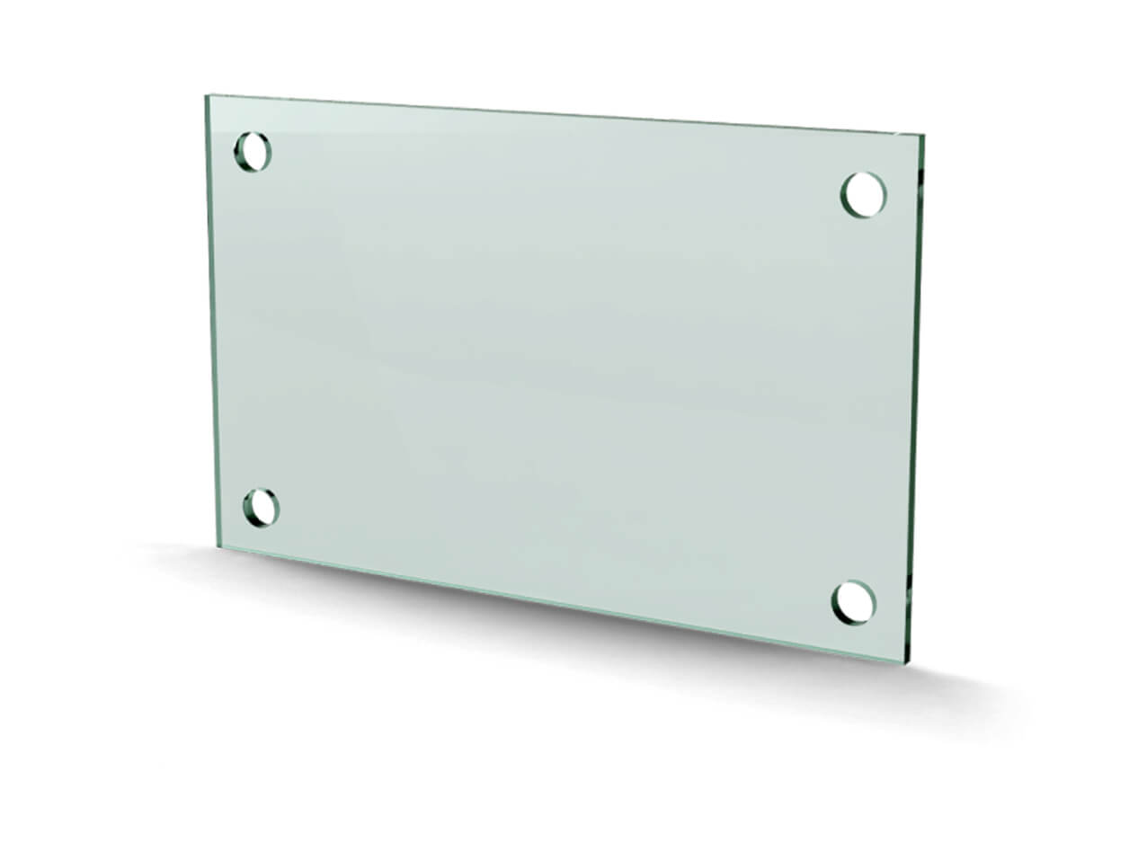 GLASSCHILD ESG 5 mm Wandschild GLASSCHILD ESG 5 mm Wandschild