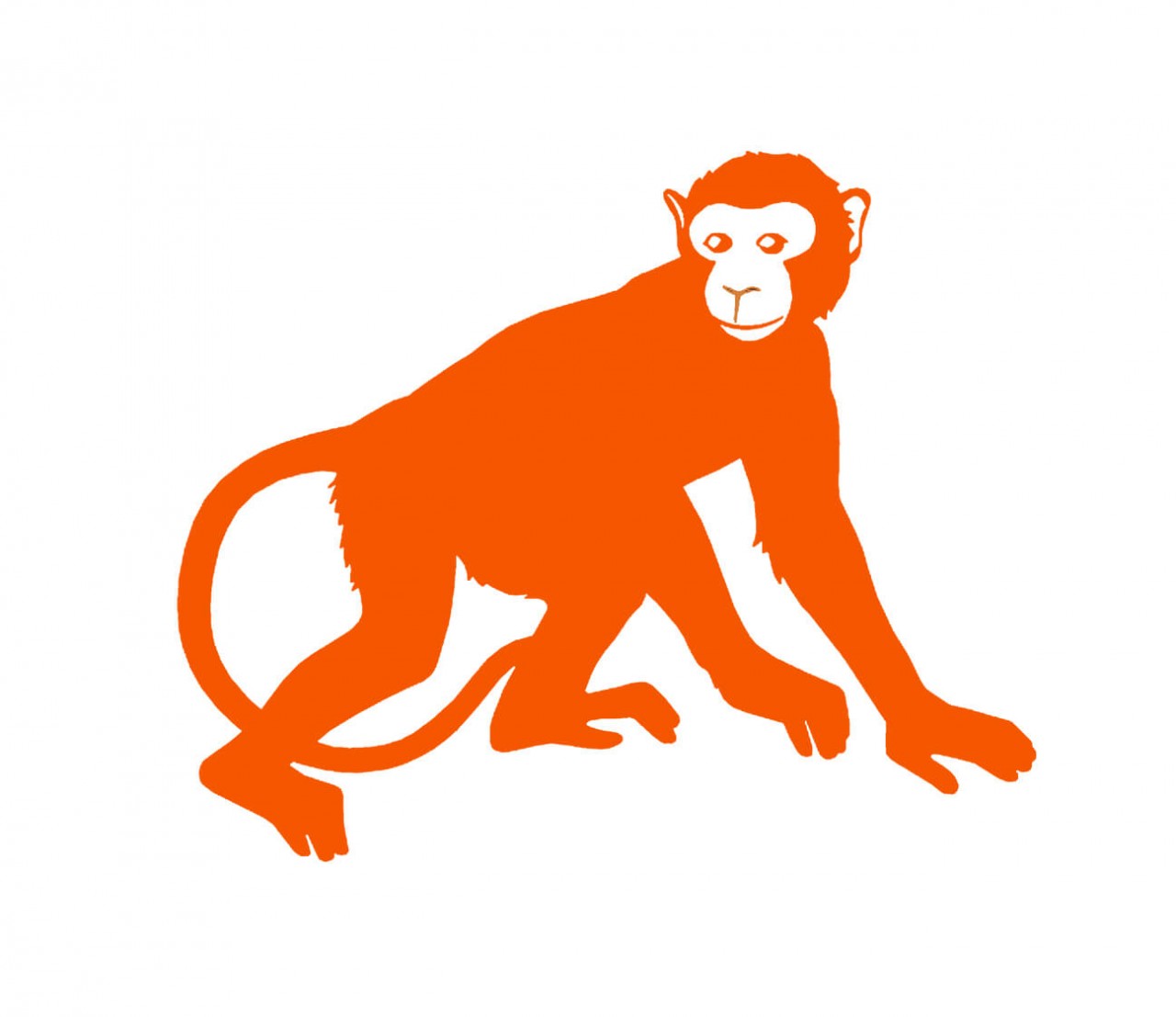 TIERE Affe als Wandtattoo TIERE Affe als Wandtattoo