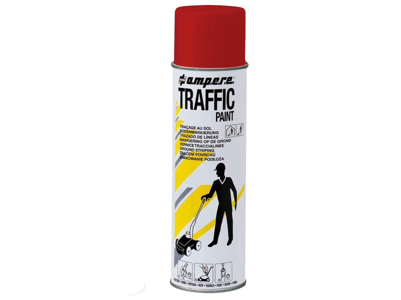 Bodenmarkierungspray Traffic Paint Bodenmarkierungsfarbe-Traffic-Paint-rot-500ml-Spruehdose