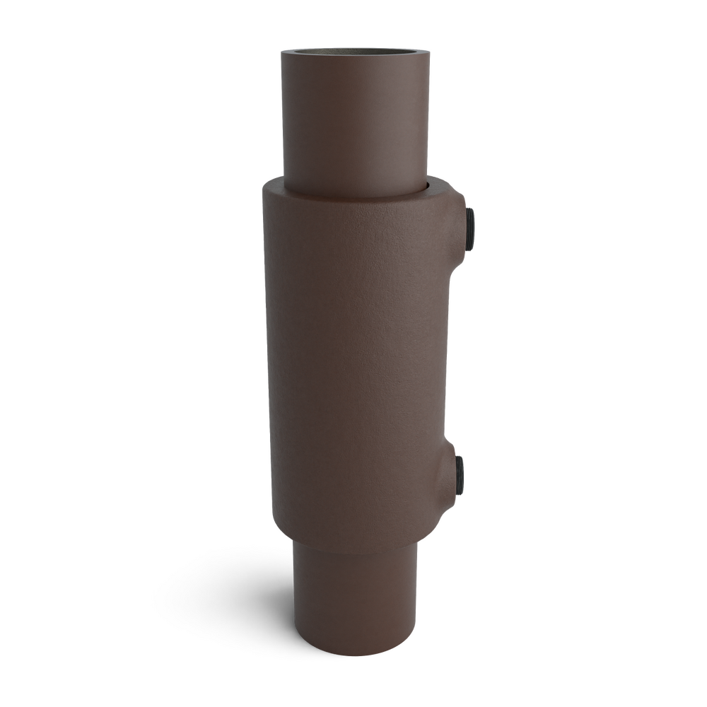 Rohrverbinder vintage braun