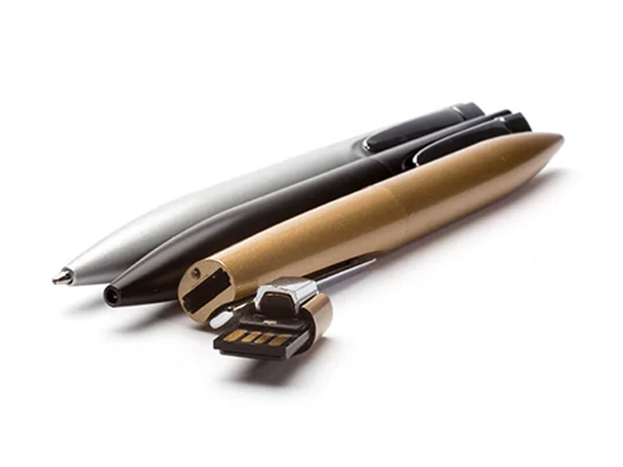 USB-Pen Kugelschreiber USB-Pen-Kugelschreiber-Metall-gold