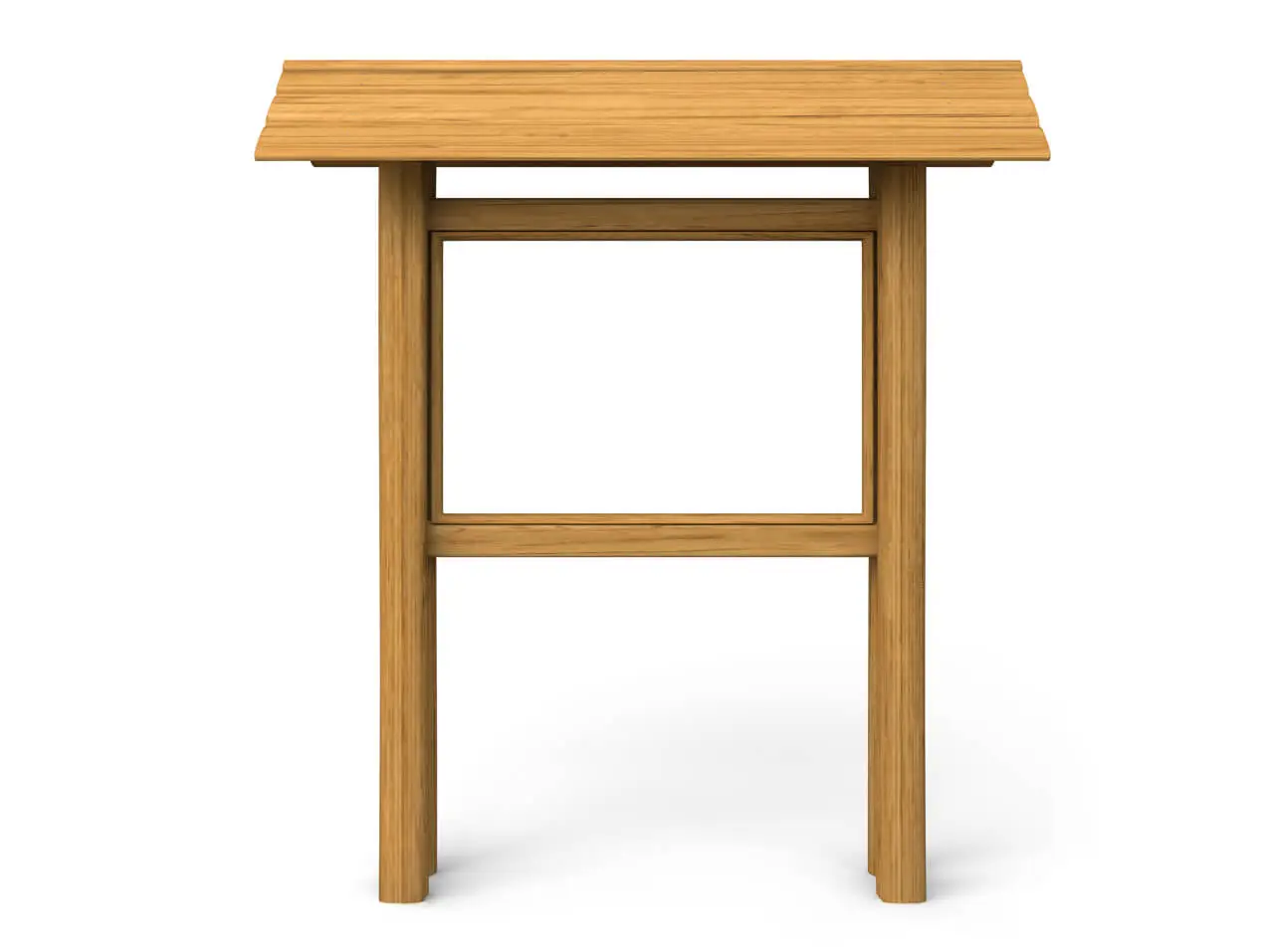 Holzaufsteller-Infotafel-Dach-Waldwege-Park-eckiger-Pfosten