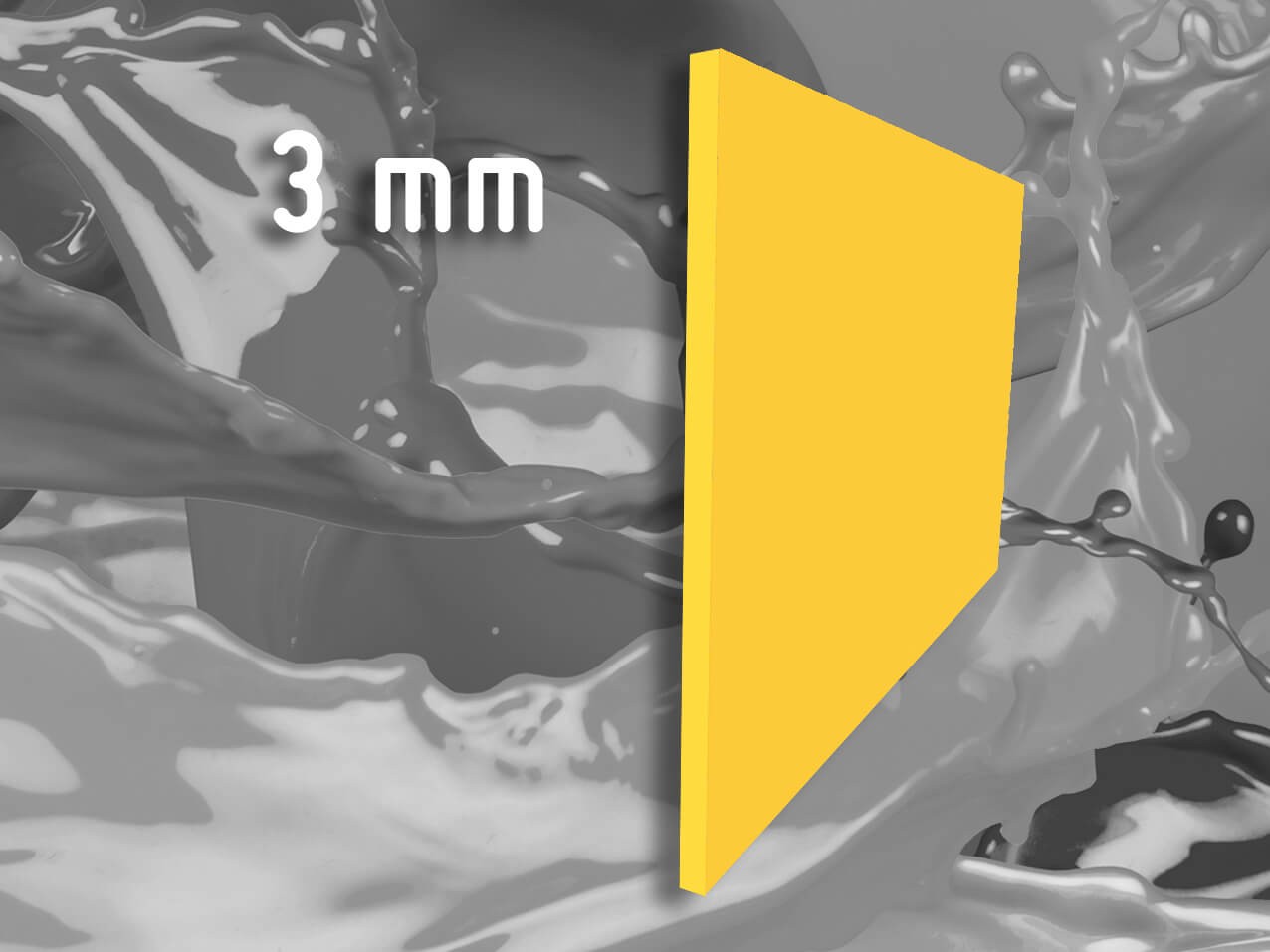 PVC Platte Gelb 3 mm PVC Platte Gelb 3 mm