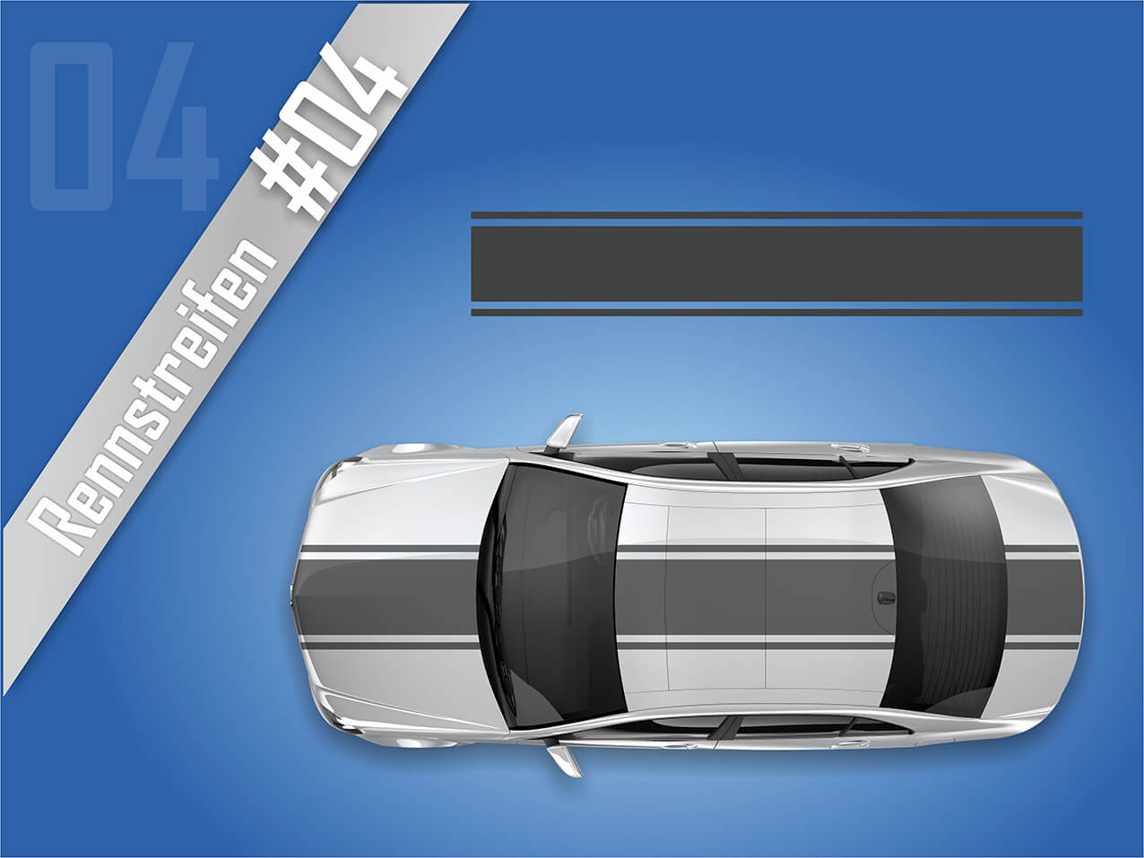 Autostreifen Rennstreifen Rallye Streifen #2104 Autostreifen Rennstreifen Rallye Streifen #2104