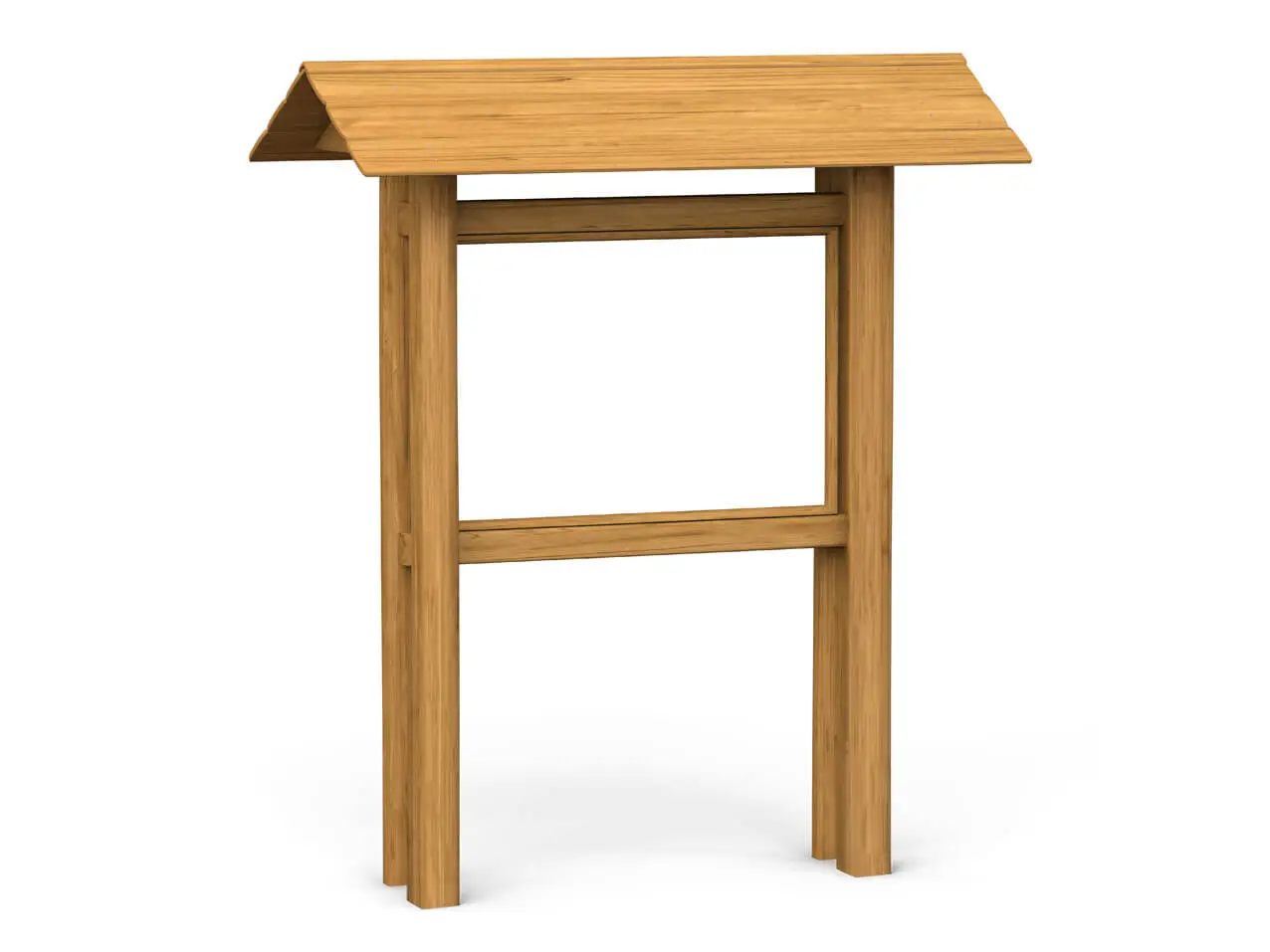 Holzaufsteller-Infotafel-Lehrpfadaufsteller-Pfosten-eckig