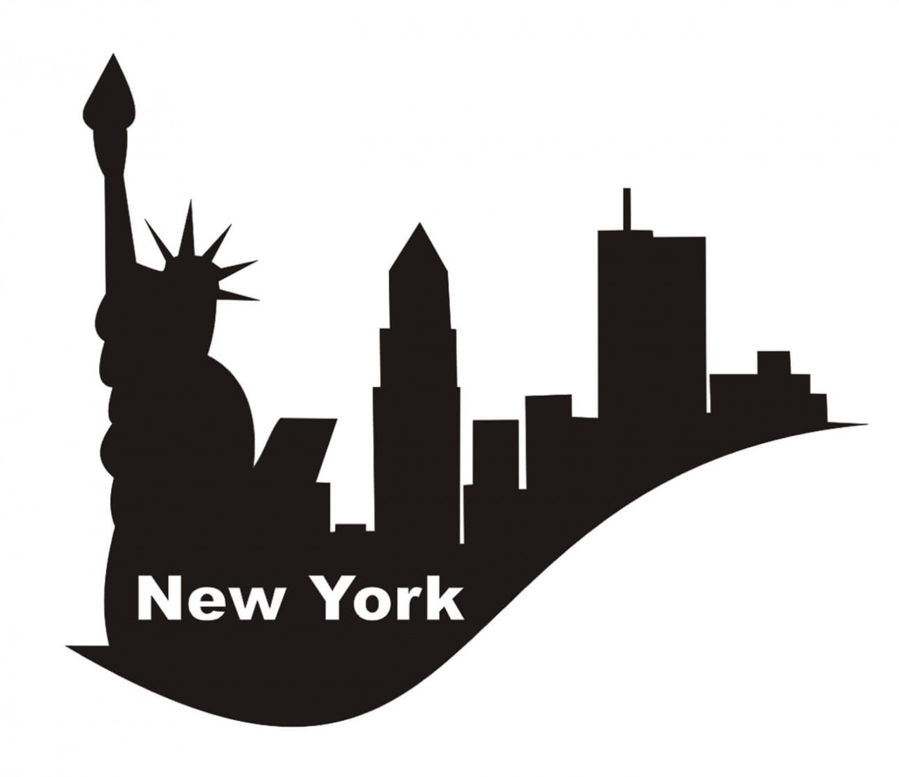 STADT New York als Wandtattoo STADT New York als Wandtattoo