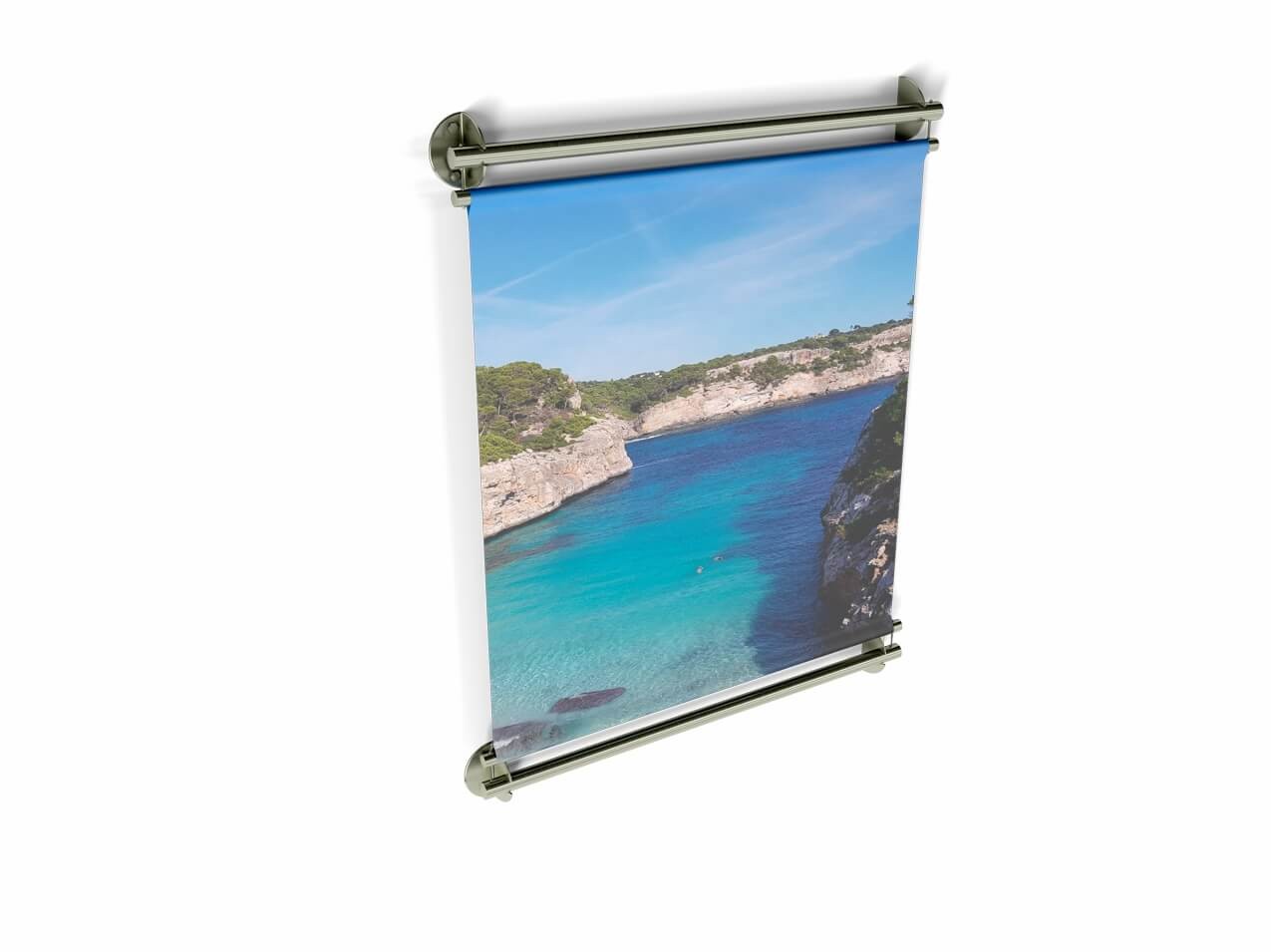 Bannerhalter Wand Edelstahl 120cm Bannerhalter Wand Edelstahl 120cm