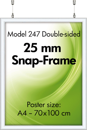 Klapprahmen 25mm Alu Snap Frame beidseitig Haken Fenster 247 Klapprahmen 25mm Alu Snap Frame beidseitig Haken Fenster 247