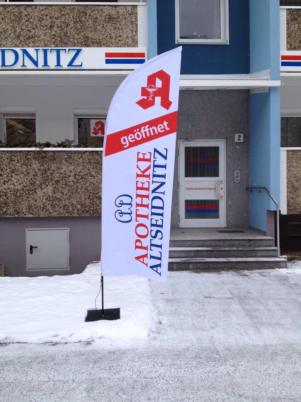 Beachflag Segel Breit mit Druck Beachflag Segel Breit mit Druck