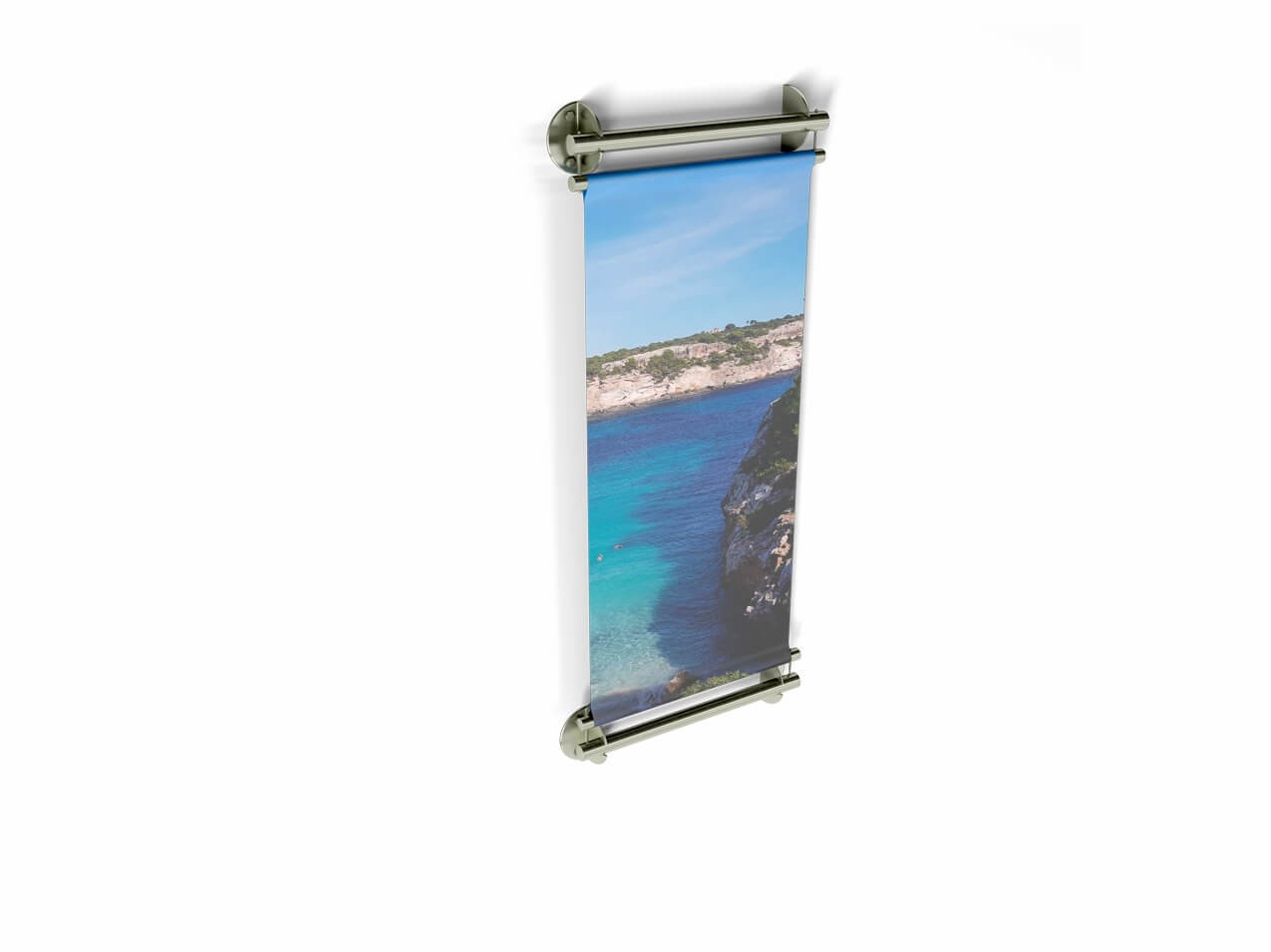 Bannerhalter Wand Edelstahl 60cm Bannerhalter Wand Edelstahl 60cm