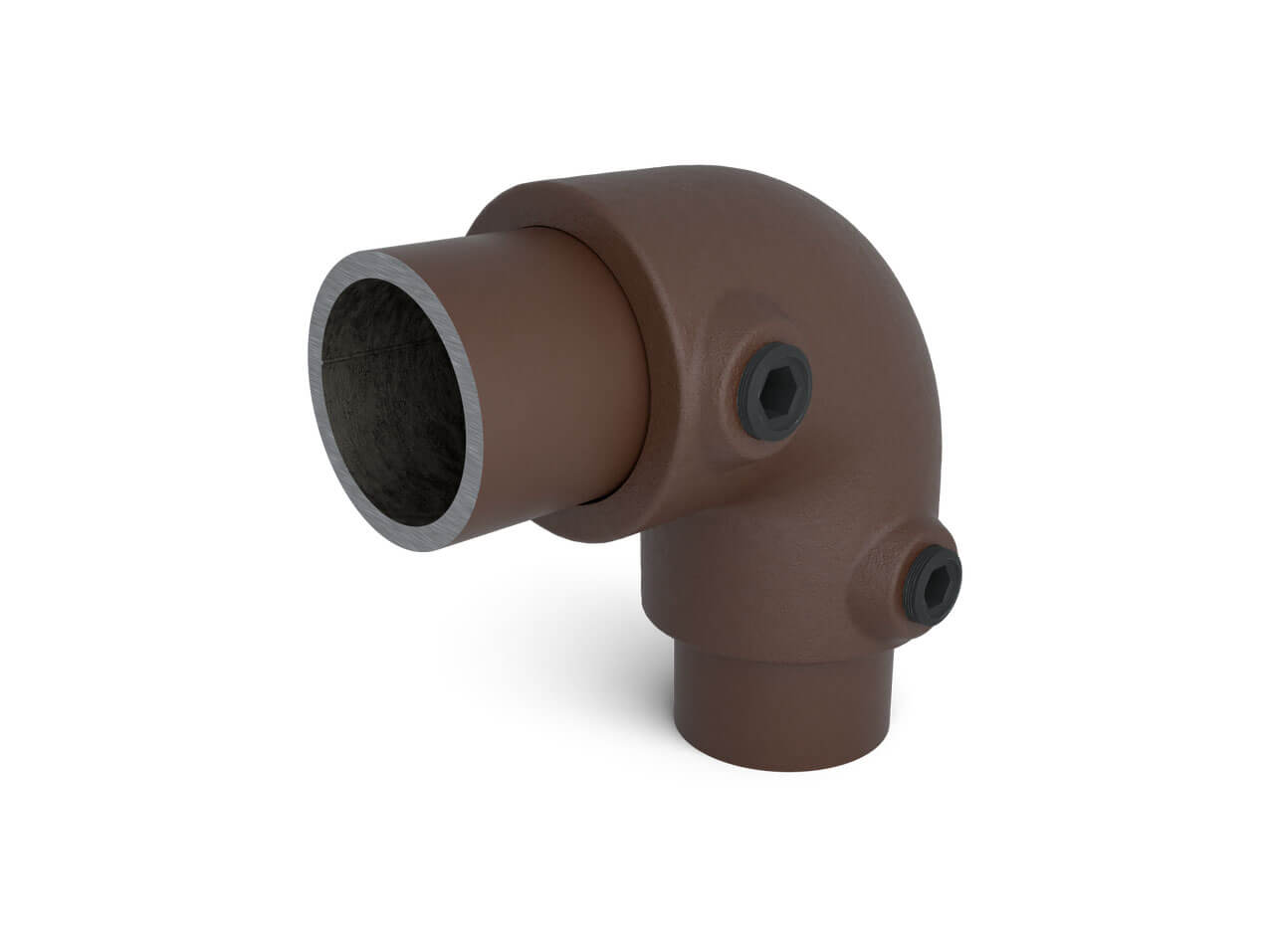 Rohrverbinder-Bogen-125-braun-vintage-Moebel