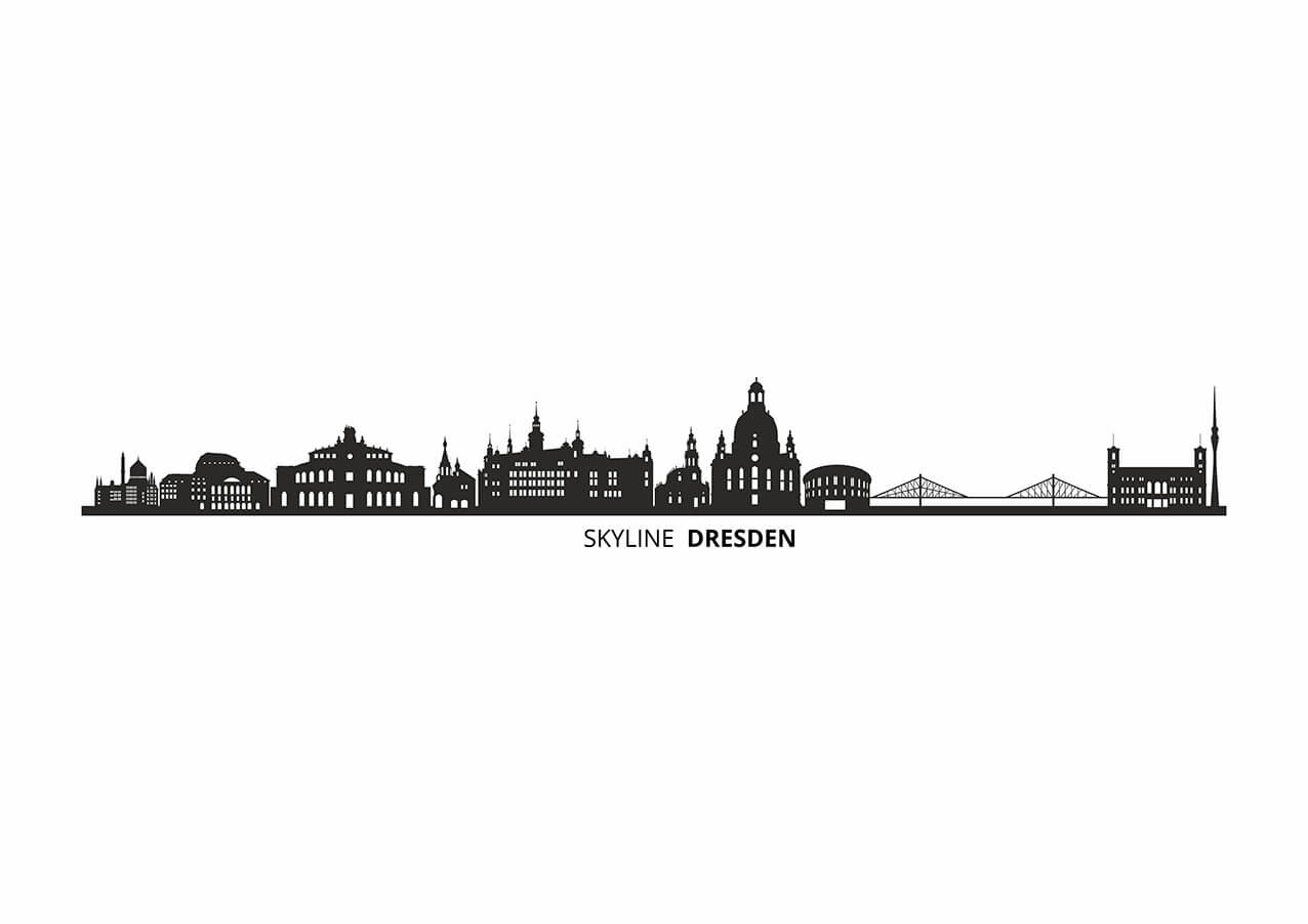 STADT Skyline Dresden Tattoo 0103