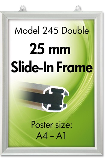 Bilderrahmen 25 mm beidseitig Hoch Haken 245 Bilderrahmen 25 mm beidseitig Hoch Haken 245