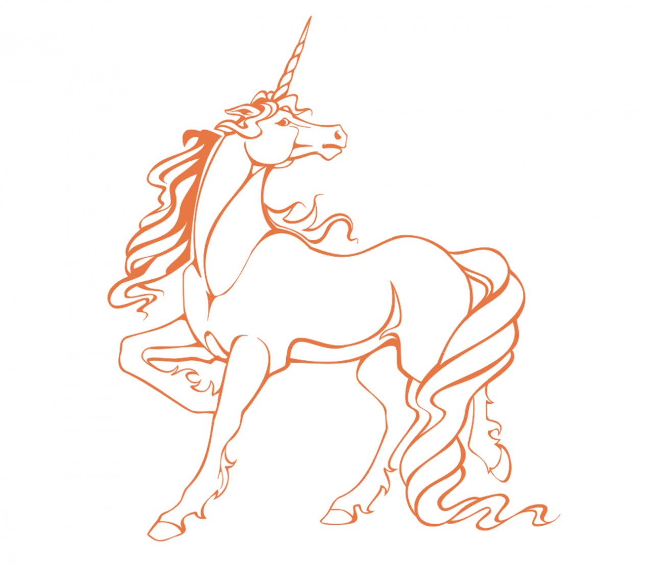 FANTASY Einhorn Wandtattoo FANTASY Einhorn Wandtattoo