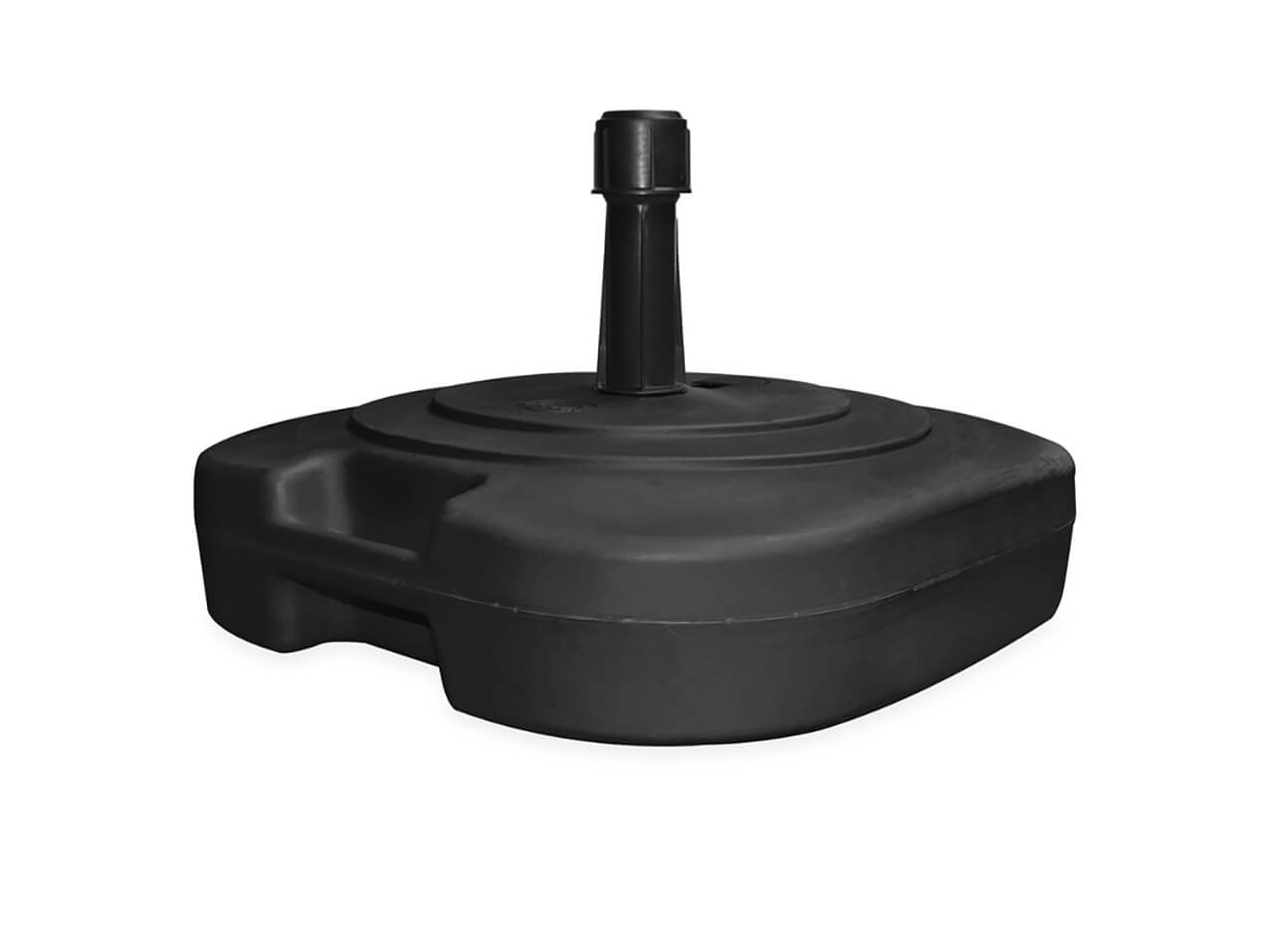 Wasserfuß Beachflag Wasserfuss-Strandflagge-schwarzer-Wassertank