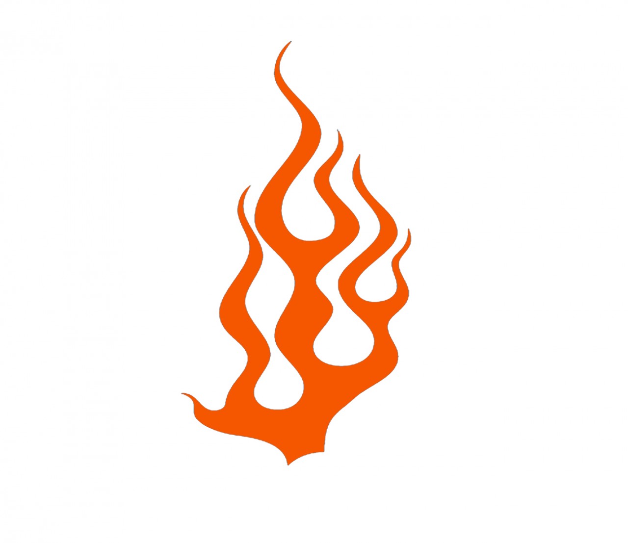 Flammen - Tattoo - Folienaufkleber Nr. 15 Flammen - Tattoo - Folienaufkleber Nr. 15