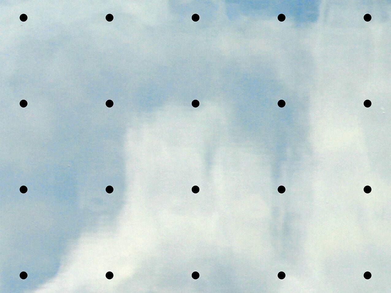 Vogelschutzfolie SEEN Vogelschutzfolie-SEEN-Punkteraster-Innen-schwarz-Aussen-silber-201