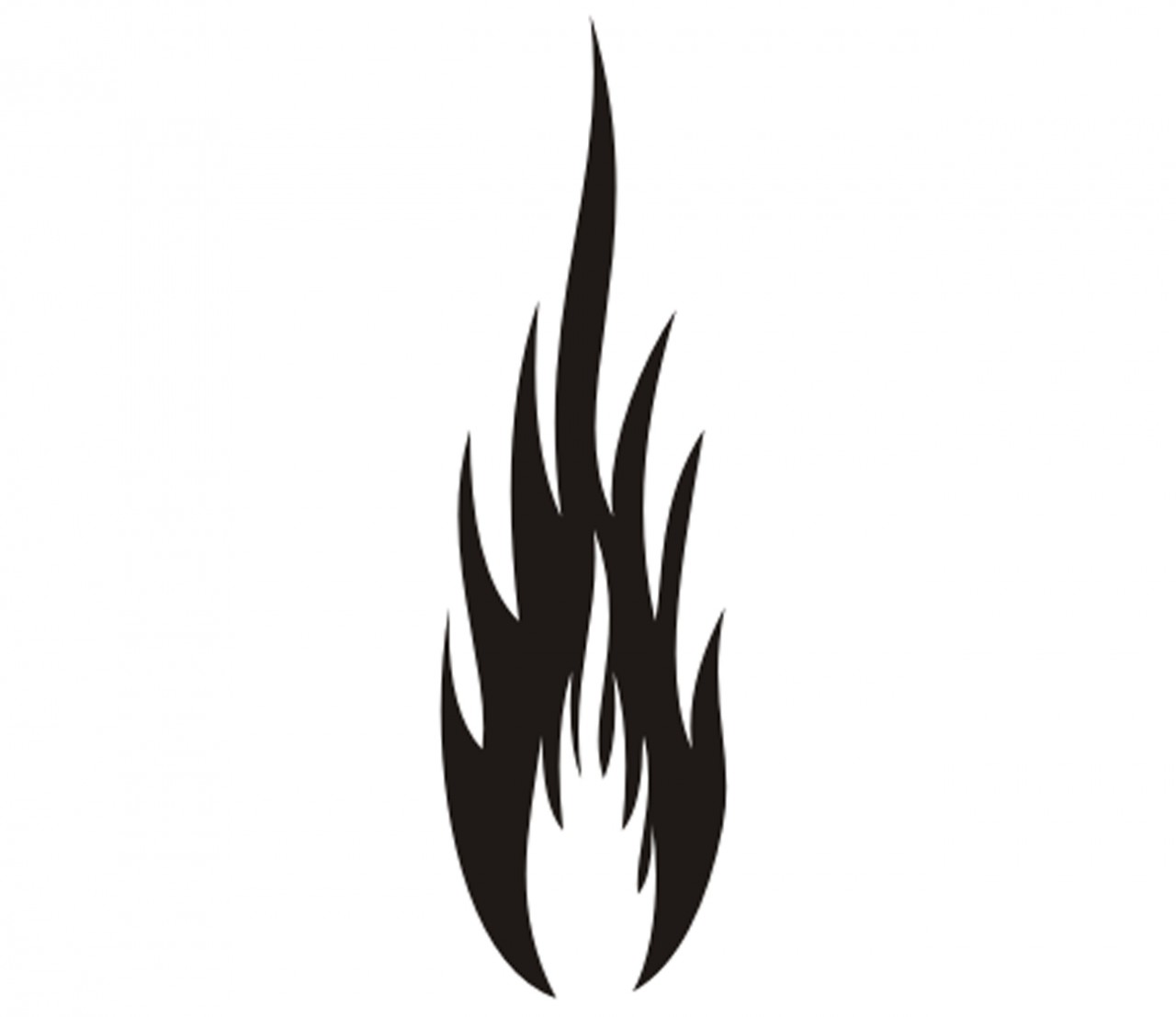 Flammen - Tattoo - Folienaufkleber Nr. 26 Flammen - Tattoo - Folienaufkleber Nr. 26