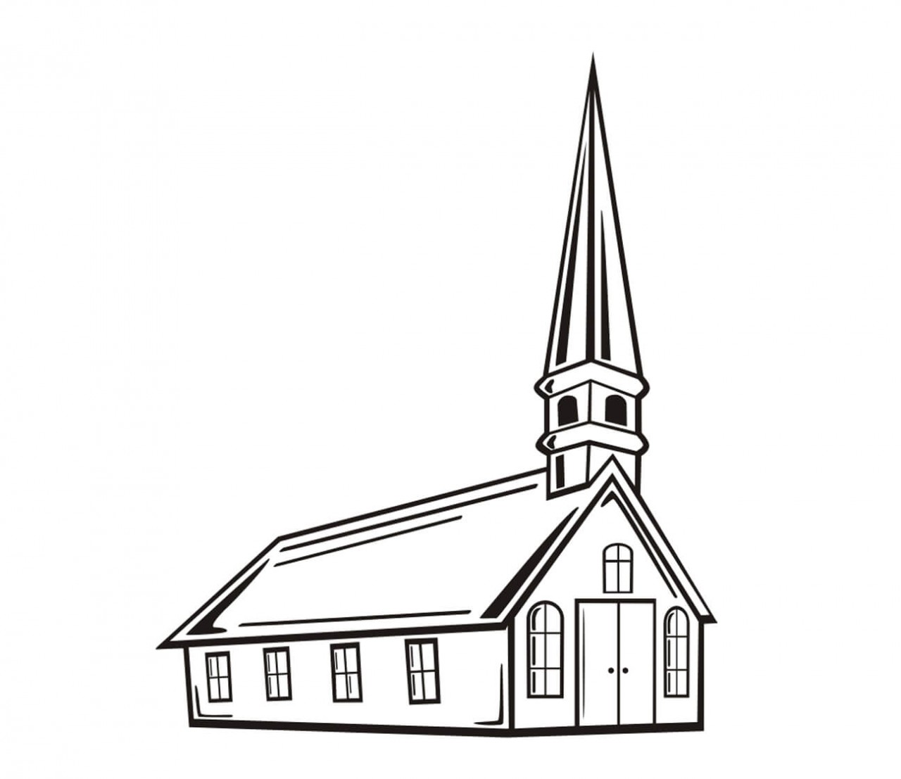 STADT Kirche, Kathedrale als Wandtattoo STADT Kirche, Kathedrale als Wandtattoo