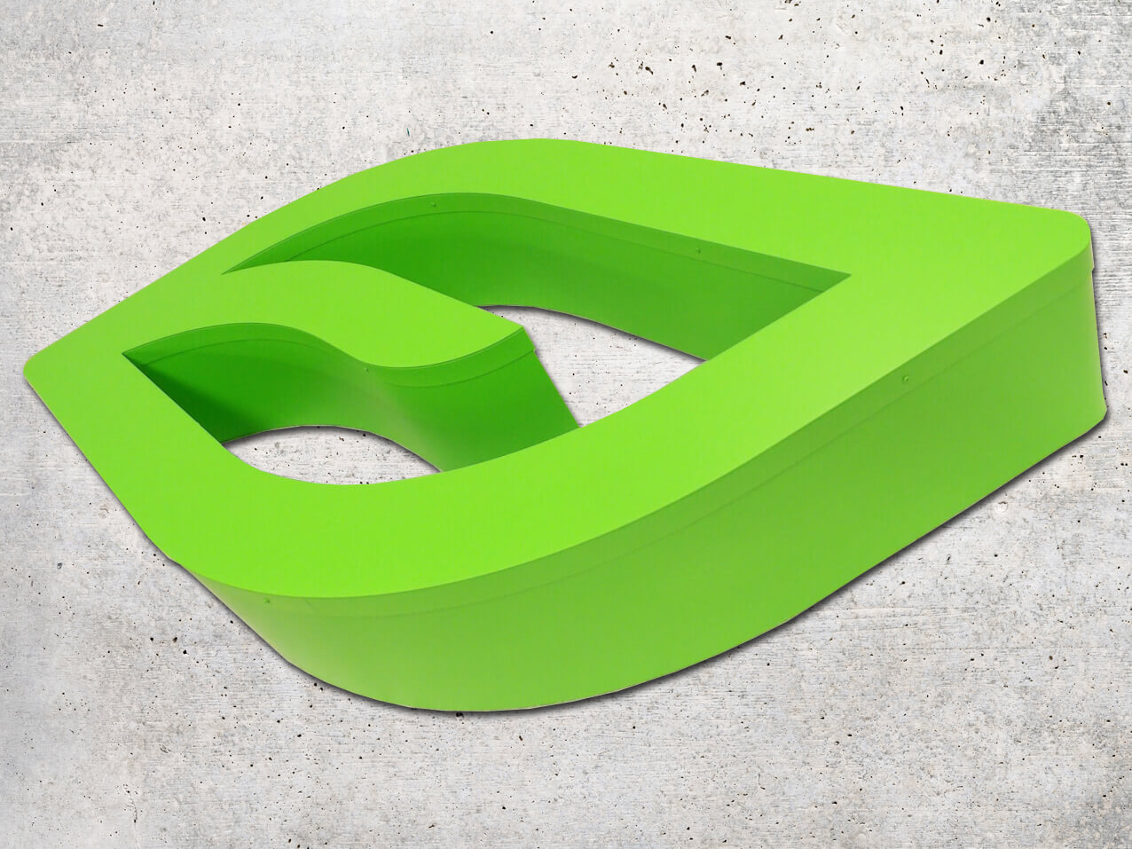 Hohlkörper Logo Blech 752-Reliefkoerper-Hohlkoerper-Profil-01d-Logo-Blech-Lack