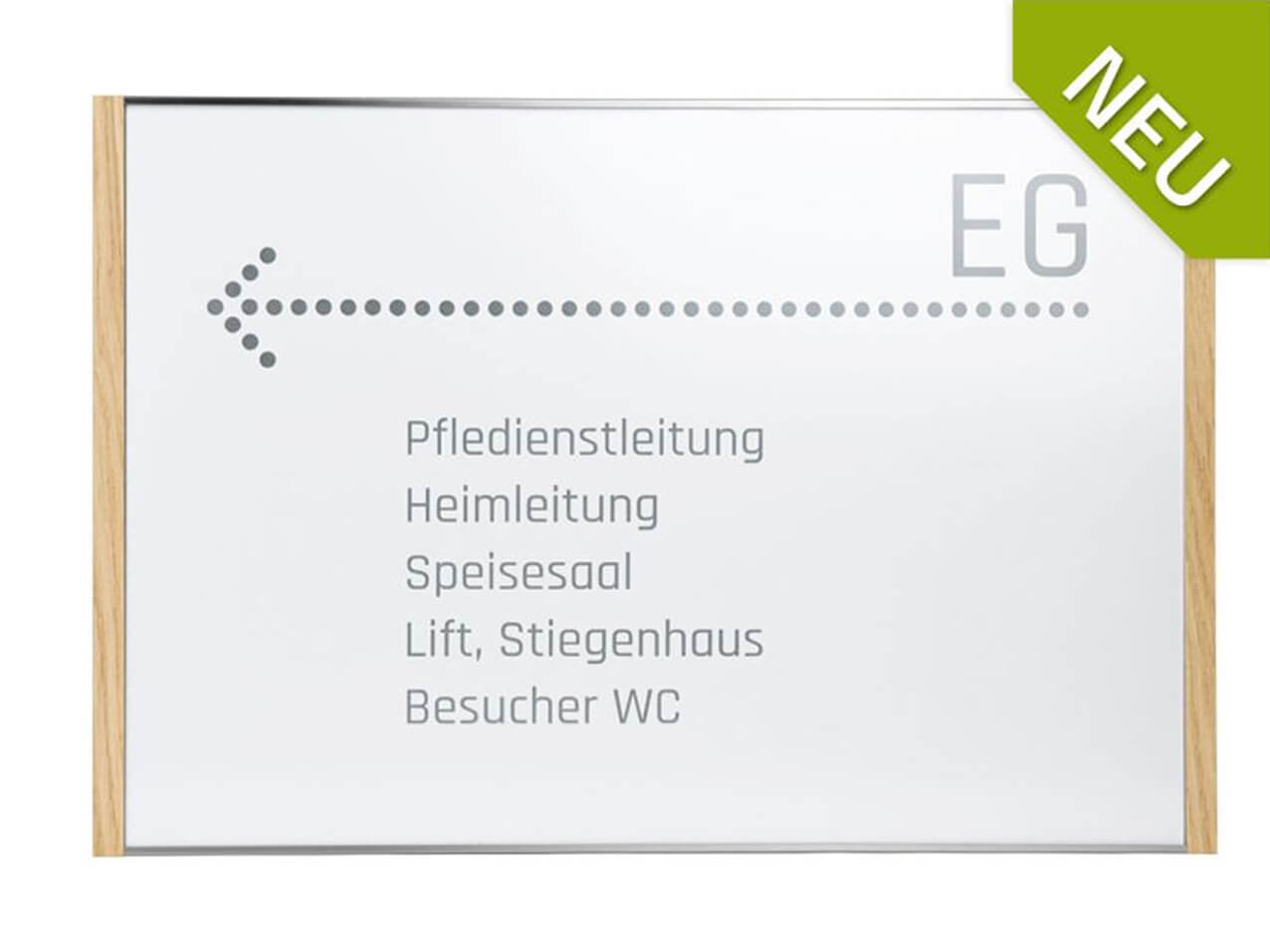 Infoschild-Eichenholz-Edelstahl-Orientierungsschild-elegant