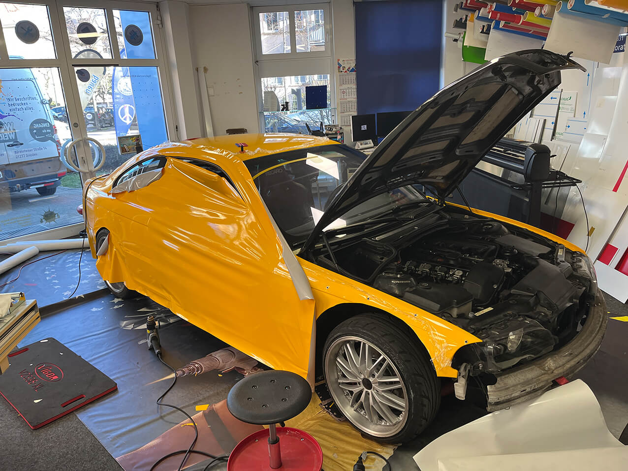 635-Autofolie-3M-2080-G25-Yellow-Gelb-Highend-Carwrapping
