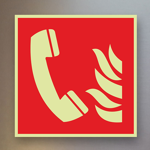 Brandschutzzeichen-nachleuchtend-PVC-Schild-Kennzeichen-Brandmeldung Brandschutzzeichen-nachleuchtend-PVC-Schild-Kennzeichen-Brandmeldung