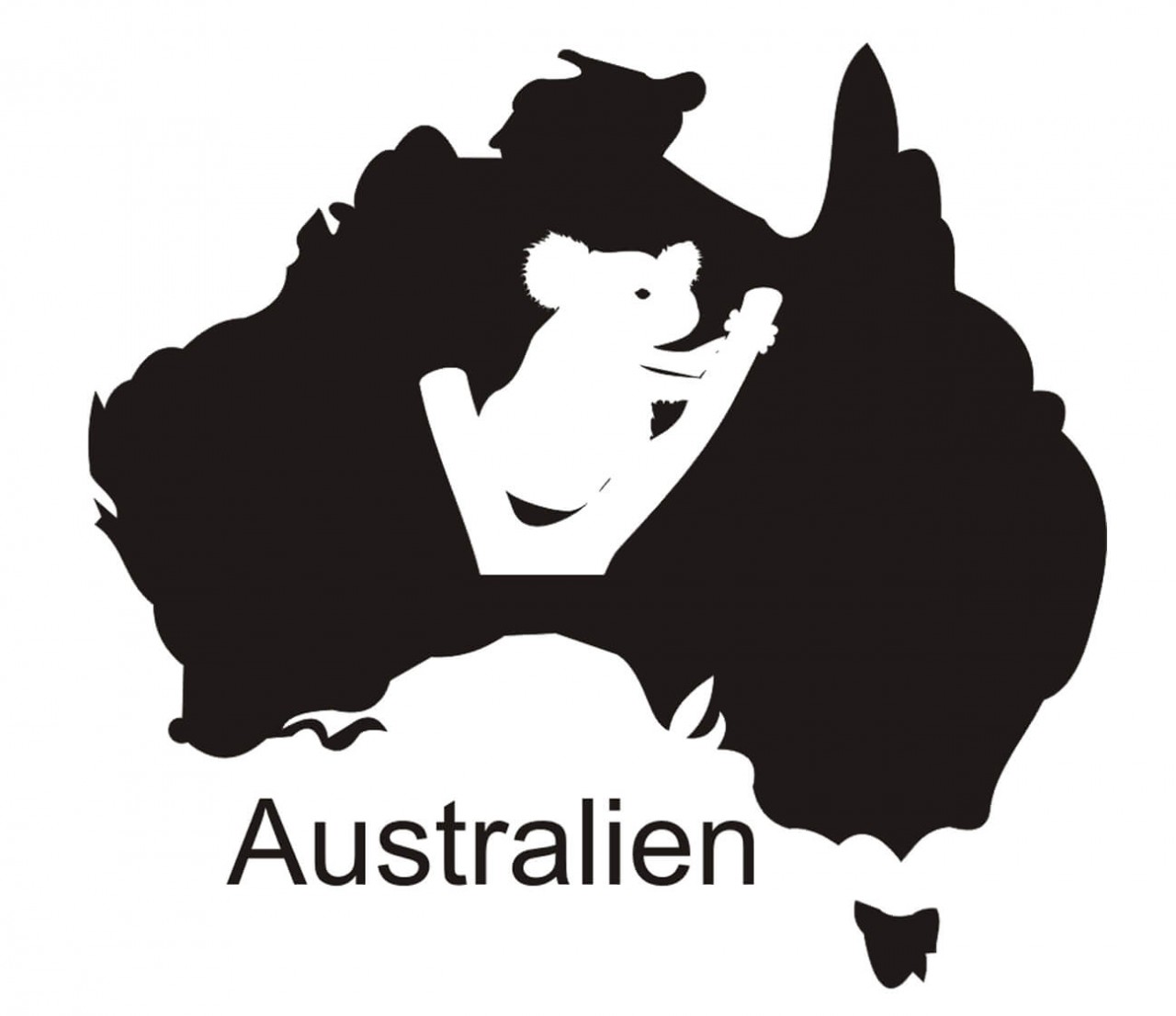 STADT Australien als Wandtattoo STADT Australien als Wandtattoo