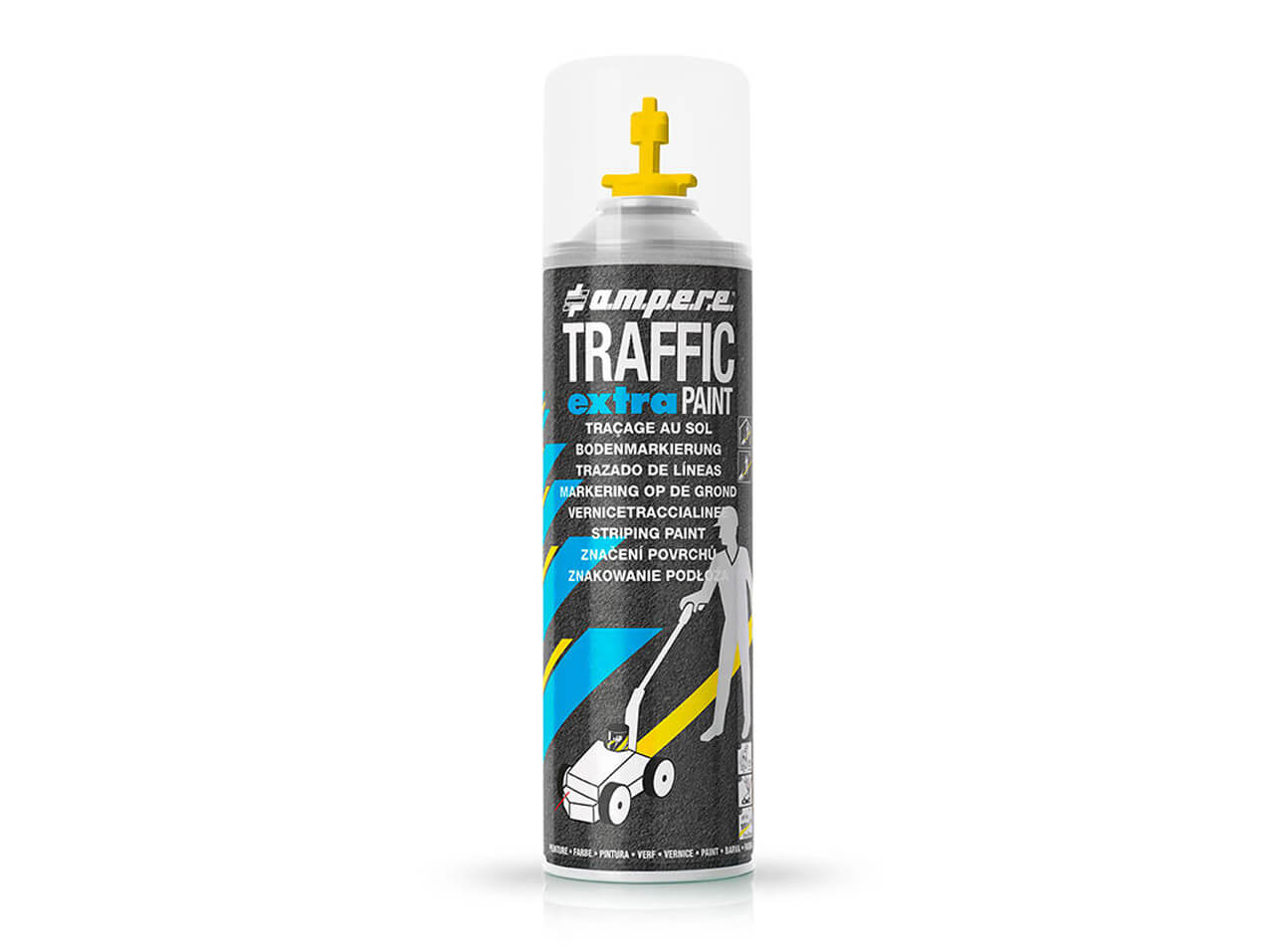 Bodenmarkierungsfarbe-Traffic-Extra-Paint-500ml-Spruehdose-gelb