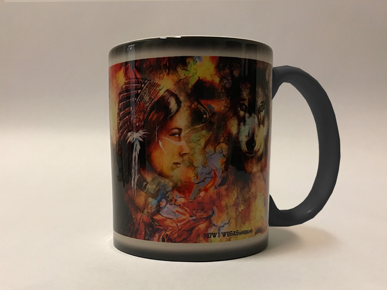 Zaubertasse drucken 517-Tassendruck-Fotodruck-Kaffeetasse-Zaubertasse-mit-Motiv-Bild-Foto-bedrucken-druck-sichtbar-Wechselbild-indianer