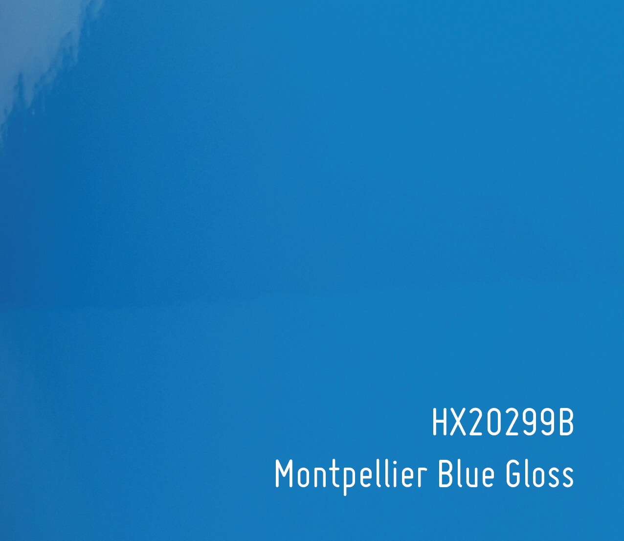 Autofolie Hexis HX20299B - Montpellier Blue Gloss Autofolie Hexis HX20299B - Montpellier Blue Gloss